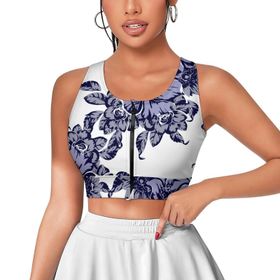 AILLOSA Activewear 3D Baskılı Desen YH-177 Askılı Kadın Atlet
