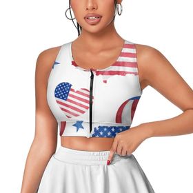 AILLOSA Activewear 3D Baskılı Desen YH-195 Askılı Kadın Atlet