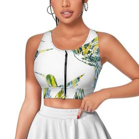 AILLOSA Activewear 3D Baskılı Desen YH-200 Askılı Kadın Atlet