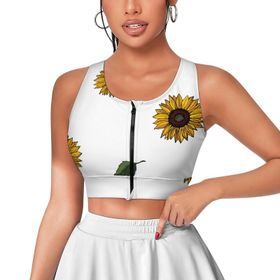 AILLOSA Activewear 3D Baskılı Desen YH-211 Askılı Kadın Atlet