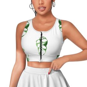 AILLOSA Activewear 3D Baskılı Desen YH-218 Askılı Kadın Atlet