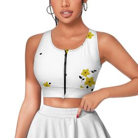 AILLOSA Activewear 3D Baskılı Desen YH-220 Askılı Kadın Atlet