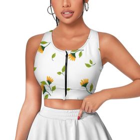 AILLOSA Activewear 3D Baskılı Desen YH-223 Askılı Kadın Atlet
