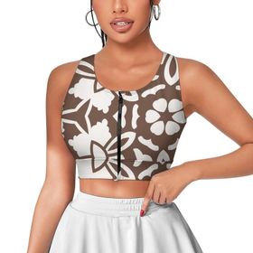 AILLOSA Activewear 3D Baskılı Desen YH-231 Askılı Kadın Atlet