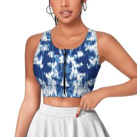 AILLOSA Activewear 3D Baskılı Desen YH-236 Askılı Kadın Atlet