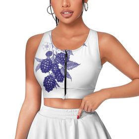 AILLOSA Activewear 3D Baskılı Desen YH-239 Askılı Kadın Atlet