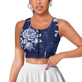 AILLOSA Activewear 3D Baskılı Desen YH-240 Askılı Kadın Atlet