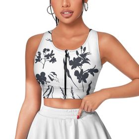 AILLOSA Activewear 3D Baskılı Desen YH-245 Askılı Kadın Atlet