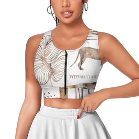 AILLOSA Activewear 3D Baskılı Desen YH-250 Askılı Kadın Atlet