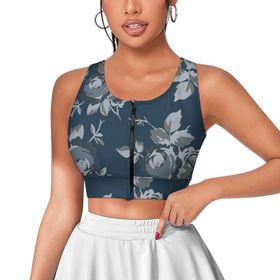 AILLOSA Activewear 3D Baskılı Desen YH-255 Askılı Kadın Atlet