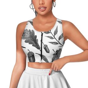 AILLOSA Activewear 3D Baskılı Desen YH-256 Askılı Kadın Atlet