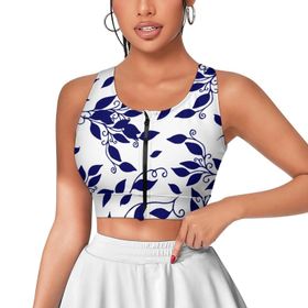 AILLOSA Activewear 3D Baskılı Desen YH-26 Askılı Kadın Atlet
