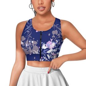 AILLOSA Activewear 3D Baskılı Desen YH-261 Askılı Kadın Atlet