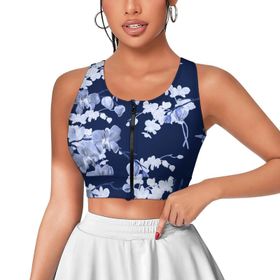 AILLOSA Activewear 3D Baskılı Desen YH-264 Askılı Kadın Atlet