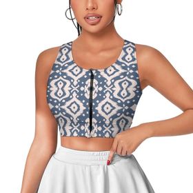 AILLOSA Activewear 3D Baskılı Desen YH-265 Askılı Kadın Atlet