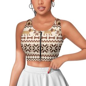 AILLOSA Activewear 3D Baskılı Desen YH-270 Askılı Kadın Atlet