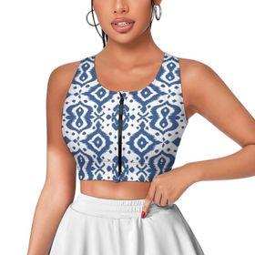 AILLOSA Activewear 3D Baskılı Desen YH-271 Askılı Kadın Atlet