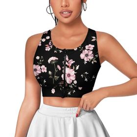 AILLOSA Activewear 3D Baskılı Desen YH-272 Askılı Kadın Atlet