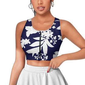 AILLOSA Activewear 3D Baskılı Desen YH-28 Askılı Kadın Atlet