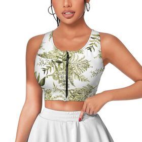 AILLOSA Activewear 3D Baskılı Desen YH-300 Askılı Kadın Atlet