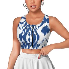 AILLOSA Activewear 3D Baskılı Desen YH-301 Askılı Kadın Atlet