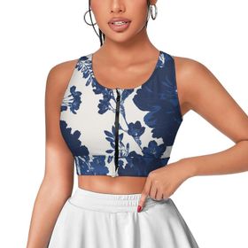 AILLOSA Activewear 3D Baskılı Desen YH-304 Askılı Kadın Atlet
