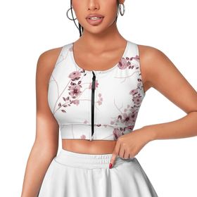 AILLOSA Activewear 3D Baskılı Desen YH-312 Askılı Kadın Atlet