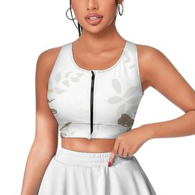 AILLOSA Activewear 3D Baskılı Desen YH-318 Askılı Kadın Atlet