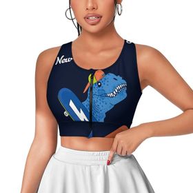 AILLOSA Activewear 3D Baskılı Desen YH-321 Askılı Kadın Atlet