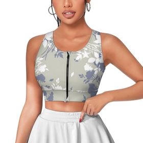 AILLOSA Activewear 3D Baskılı Desen YH-326 Askılı Kadın Atlet