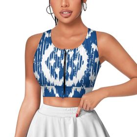 AILLOSA Activewear 3D Baskılı Desen YH-34 Askılı Kadın Atlet