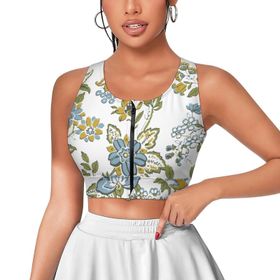 AILLOSA Activewear 3D Baskılı Desen YH-354 Askılı Kadın Atlet