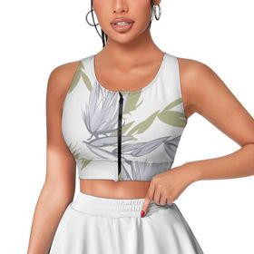 AILLOSA Activewear 3D Baskılı Desen YH-356 Askılı Kadın Atlet