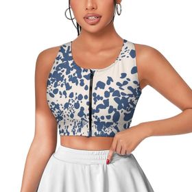 AILLOSA Activewear 3D Baskılı Desen YH-370 Askılı Kadın Atlet