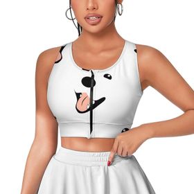 AILLOSA Activewear 3D Baskılı Desen YH-373 Askılı Kadın Atlet