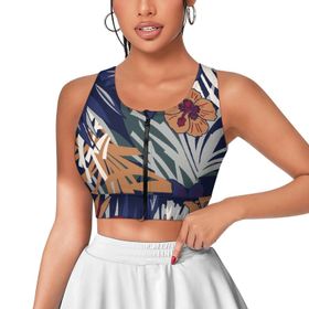 AILLOSA Activewear 3D Baskılı Desen YH-377 Askılı Kadın Atlet