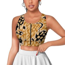 AILLOSA Activewear 3D Baskılı Desen YH-399 Askılı Kadın Atlet