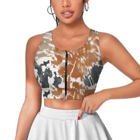 AILLOSA Activewear 3D Baskılı Desen YH-401 Askılı Kadın Atlet