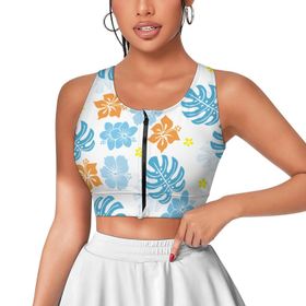 AILLOSA Activewear 3D Baskılı Desen YH-404 Askılı Kadın Atlet