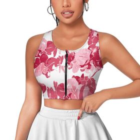 AILLOSA Activewear 3D Baskılı Desen YH-405 Askılı Kadın Atlet