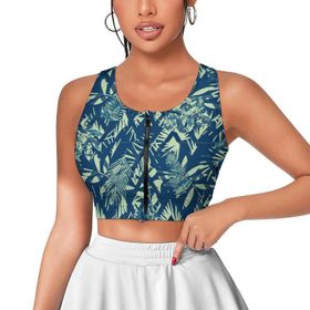 AILLOSA Activewear 3D Baskılı Desen YH-433 Askılı Kadın Atlet