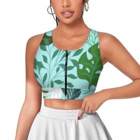 AILLOSA Activewear 3D Baskılı Desen YH-435 Askılı Kadın Atlet