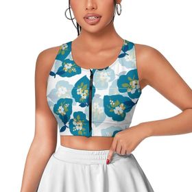 AILLOSA Activewear 3D Baskılı Desen YH-440 Askılı Kadın Atlet