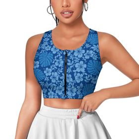 AILLOSA Activewear 3D Baskılı Desen YH-442 Askılı Kadın Atlet