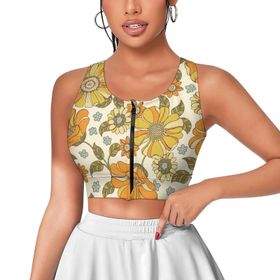 AILLOSA Activewear 3D Baskılı Desen YH-450 Askılı Kadın Atlet