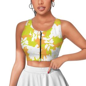 AILLOSA Activewear 3D Baskılı Desen YH-451 Askılı Kadın Atlet