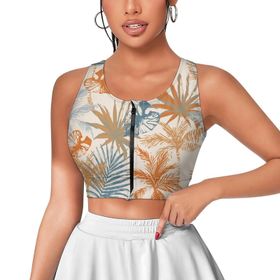 AILLOSA Activewear 3D Baskılı Desen YH-455 Askılı Kadın Atlet