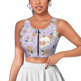 AILLOSA Activewear 3D Baskılı Desen YH-462 Askılı Kadın Atlet