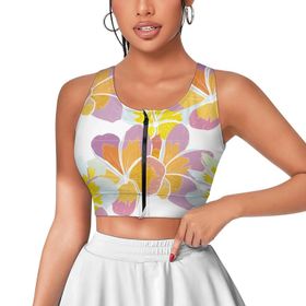 AILLOSA Activewear 3D Baskılı Desen YH-463 Askılı Kadın Atlet