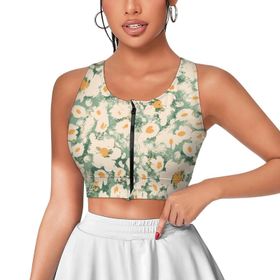 AILLOSA Activewear 3D Baskılı Desen YH-480 Askılı Kadın Atlet